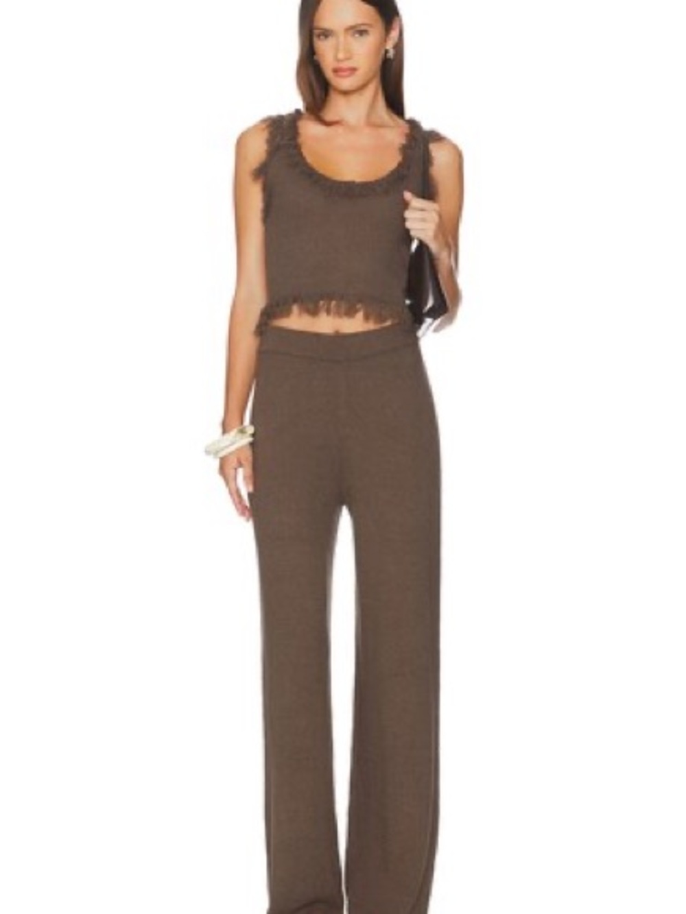 Skyler Knit Pant and top in Chocolate
SNDYS